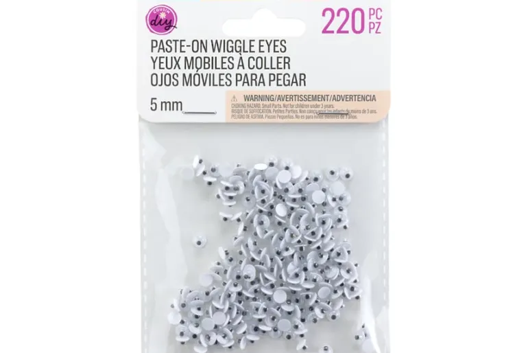 Wiggle Eyes Variety Pack – 100pc. – Glow In The Dark