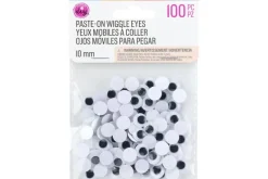 Wiggle Eyes Variety Pack – 100pc. – Glow In The Dark