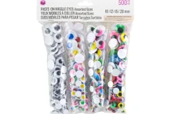 Wiggle Eyes Variety Pack – 100pc. – Glow In The Dark