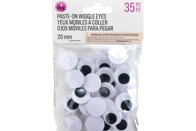 Wiggle Eyes Variety Pack – 100pc. – Glow In The Dark