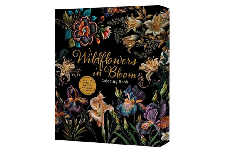 Wildflowers in Bloom Coloring Book