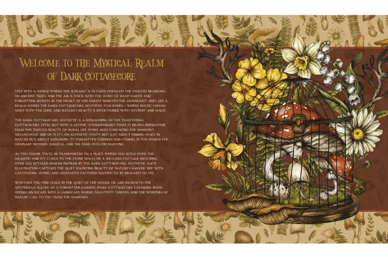 Wildflowers in Bloom Coloring Book
