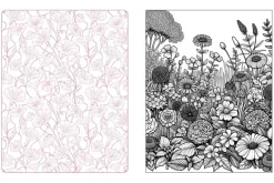 Wildflowers in Bloom Coloring Book