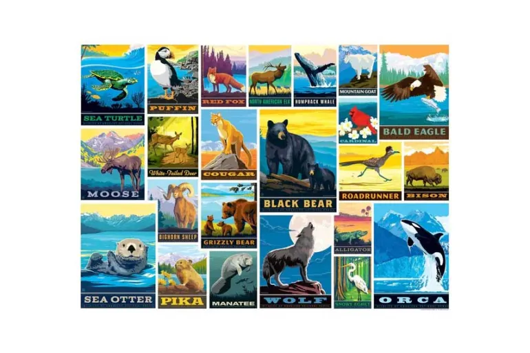Wildlife Lovers – 1000 Piece Puzzle