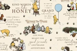 Winnie the Pooh Character Scenic on Green