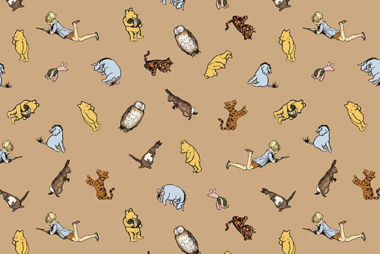Winnie the Pooh Pooh Toss on Blue