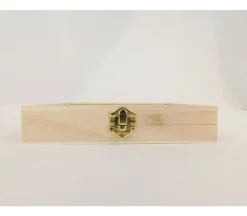 Wood Box with Glass Lid