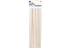 Wood Dowel Rods – 7/16″ X12″ – 8pc. – Natural