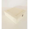 Wood Jewelry Box with Canvas Lid Insert – Large
