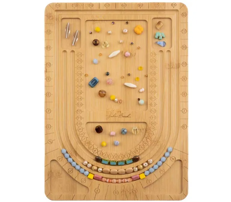 Wood Beading Board for Necklace Design
