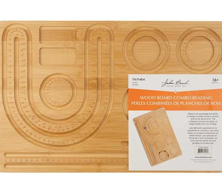 Wood Beading Board for Necklace Design