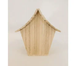 Wood Bird House – Curved Roof