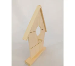 Wood Bird House – Front Only
