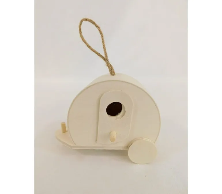 Wood Bird House – Mini Trailer