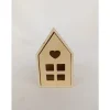 Wood Bird House – Small with Drawer
