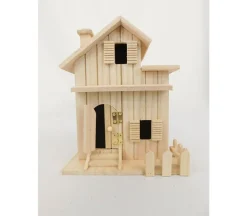 Wood Bird House – Two Story