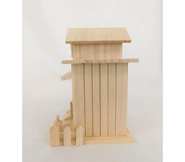 Wood Bird House – Two Story