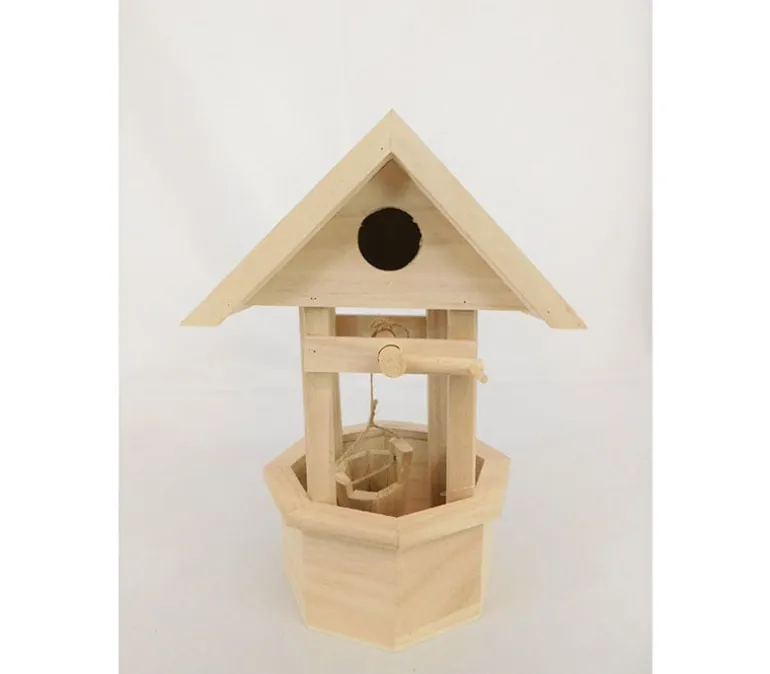 Wood Bird House – Wishwell
