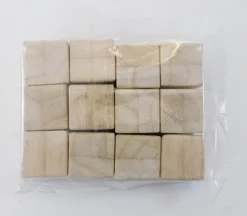 Wood Block Set – 6-Piece Assorted Sizes for DIY and Décor
