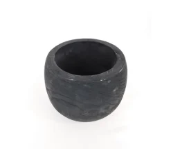 Wood Bowl – Black – 8-inch x 8-inch