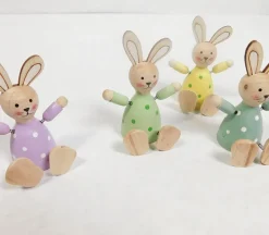 Wooden Rabbits – 4 Piece