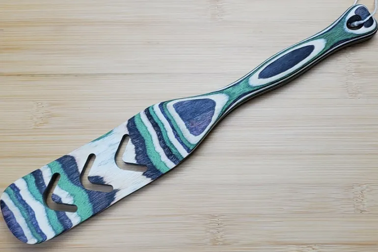 12″ Wooden Slotted Spoon – Horizon