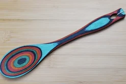 12″ Wooden Slotted Spoon – Horizon