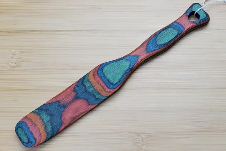 12″ Wooden Slotted Spoon – Horizon