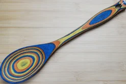 12″ Wooden Slotted Spoon – Horizon