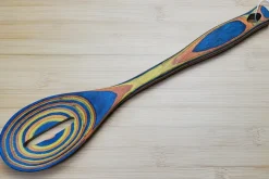 12″ Wooden Slotted Spoon – Horizon