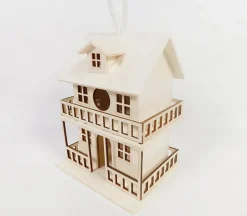 Wooden 2-Story Birdhouse