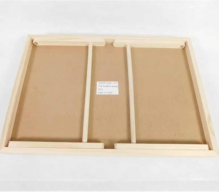 Wooden Tray with Foldable Legs