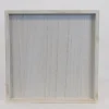 Wood Frame with Whitewash Finish
