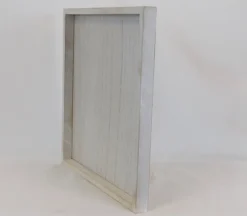 Wood Frame with Whitewash Finish