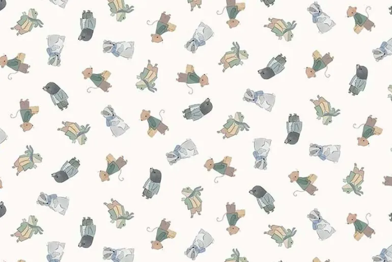 Woodland Willow Critters Tossed on Whisper