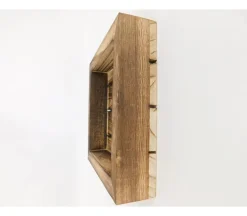 Wood Slat Board Box/Tray – Burnt Wood