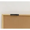 Wood Slat Frame with White Interior Board