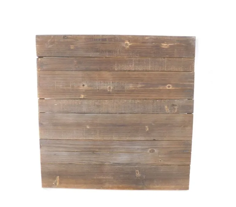 Wood Slat Plaque Board – Square