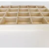 Wood Tray with 20 Compartments