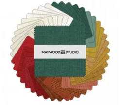 Woolies Flannel 5-inch Charm Square Desert Sunset 42 Piece