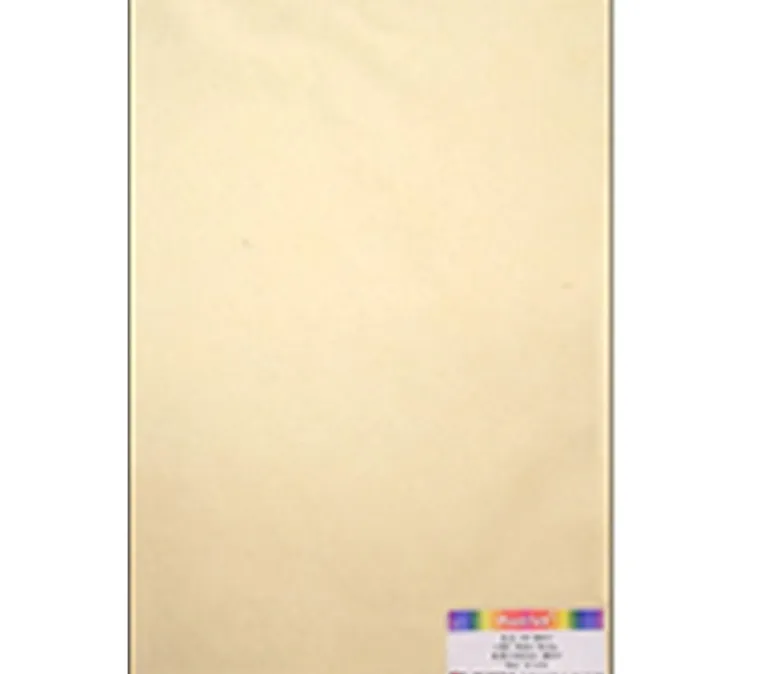 20-80 Wool/Rayon Blend Felt – 12-inch x 18-inch – Banana Cream