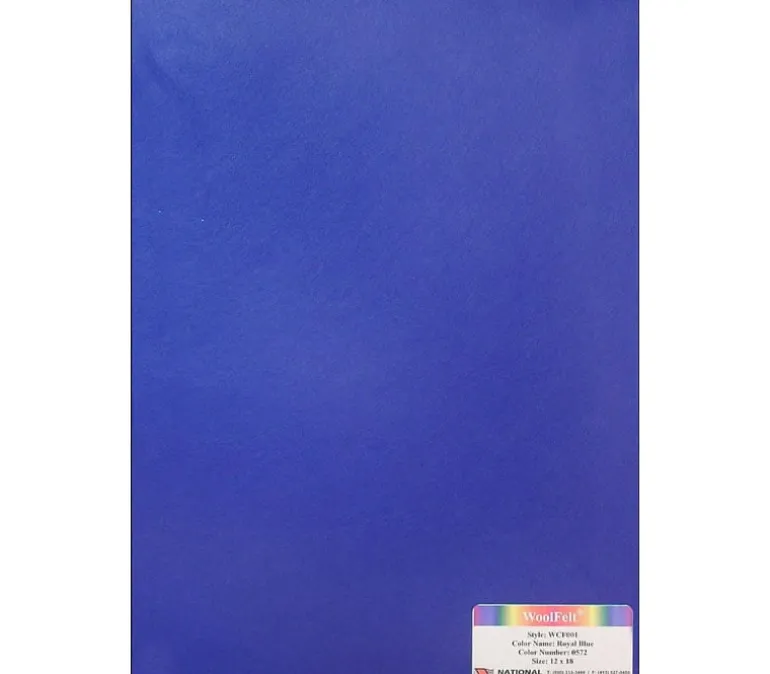 20-80 Wool/Rayon Blend Felt – 12-inch x 18-inch – Pumpkin Spice