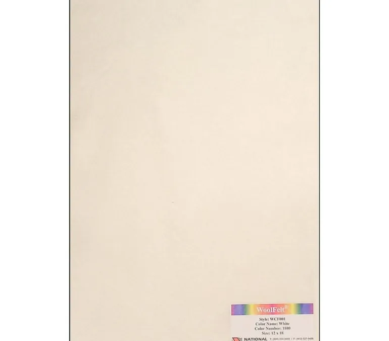 20-80 Wool/Rayon Blend Felt – 12-inch x 18-inch – Pink
