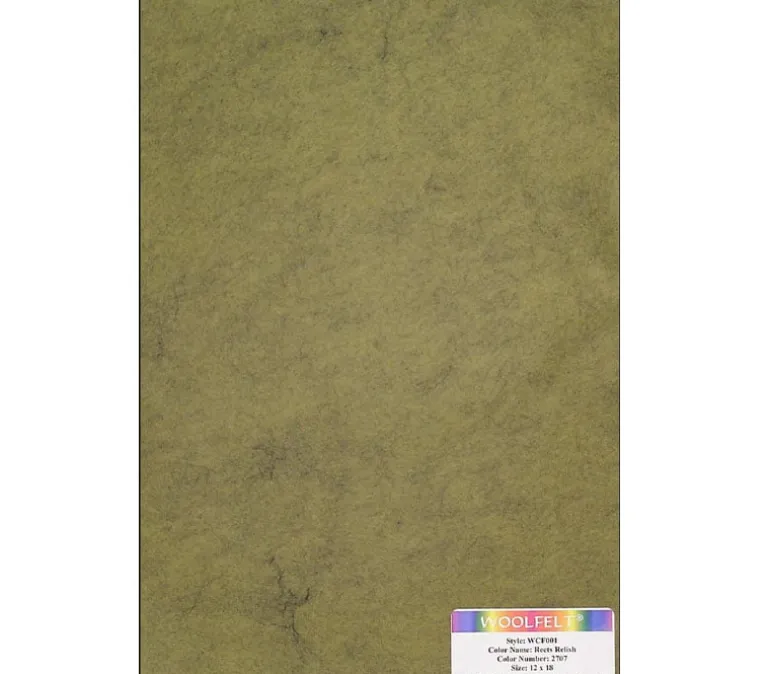 20-80 Wool/Rayon Blend Felt – 12-inch x 18-inch – Pink