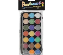 Yasutomo Niji Pearlescent Watercolor Set – 21 Piece