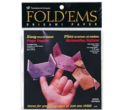 Yasutomo Origami – Finger Puppets – 12 Sheets
