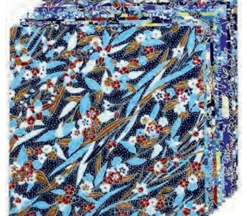 Yasutomo Origami – Yuzen Blue – 10 Sheets