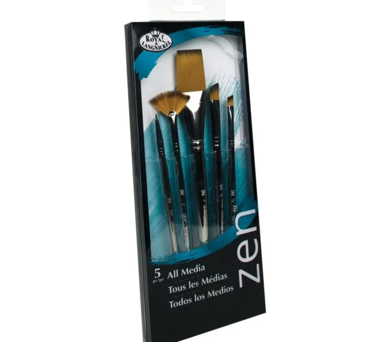 Zen 73 All Media Brush Set – 5 Piece