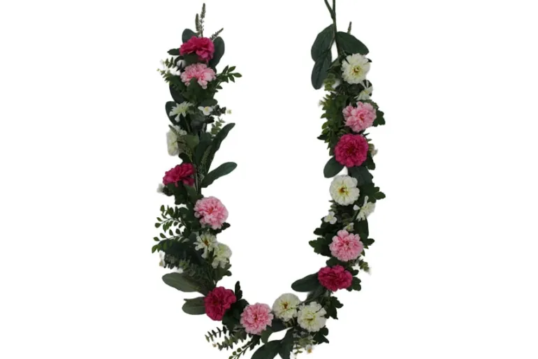 6′ Zinnia Garland, Multi