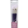 Zip N’ Close Brush Set, Bristle Brush Set – 7 Piece